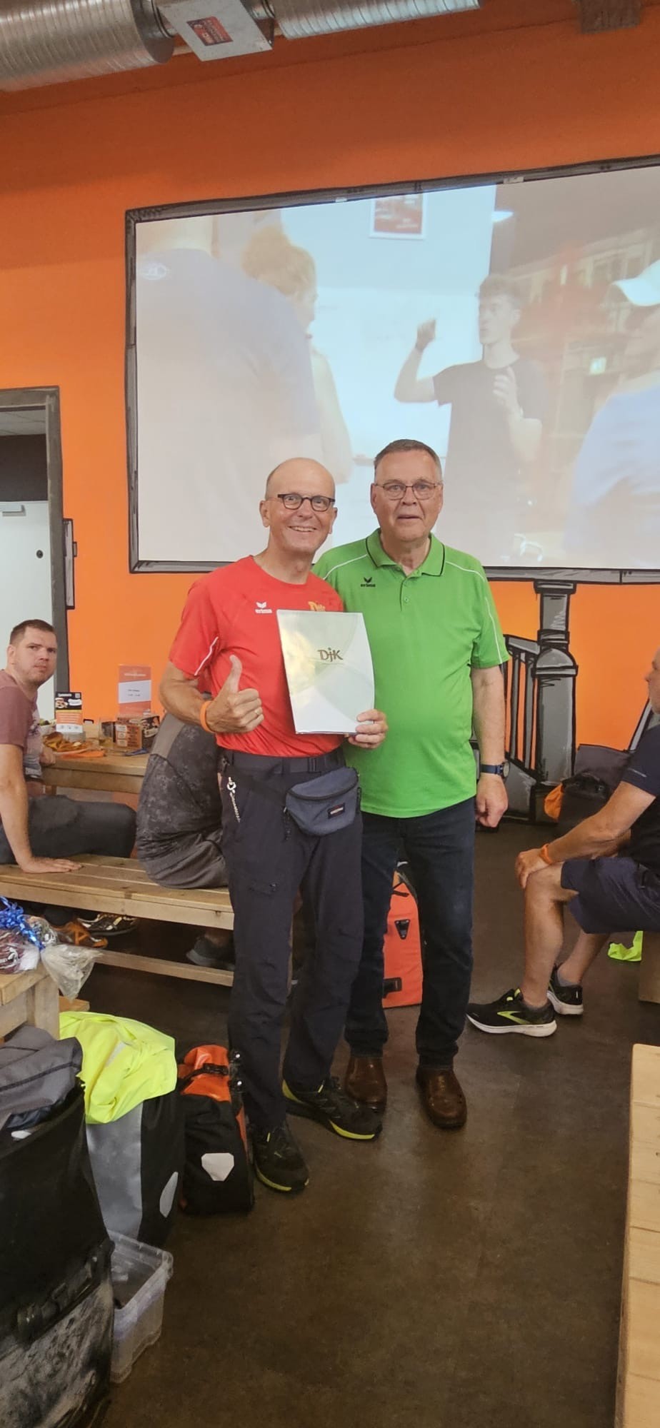 DJK-Ehrenzeichen in Gold für Manfred Bartmann