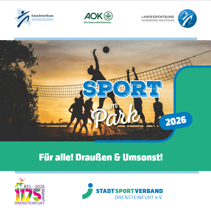 Flyer zum Event Sport im Park
